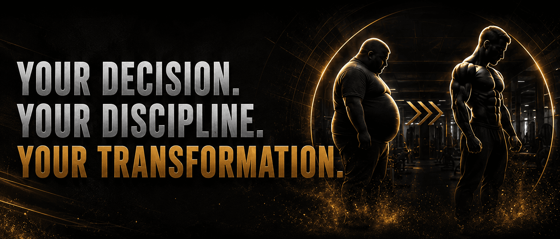 Will Fit transformation concept showing discipline and physical progress